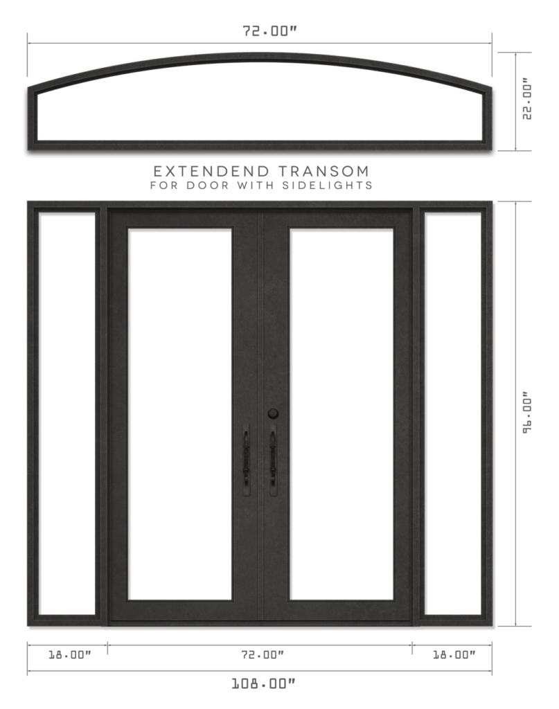 SIDELIGHTS UNIT WITH DOOR 