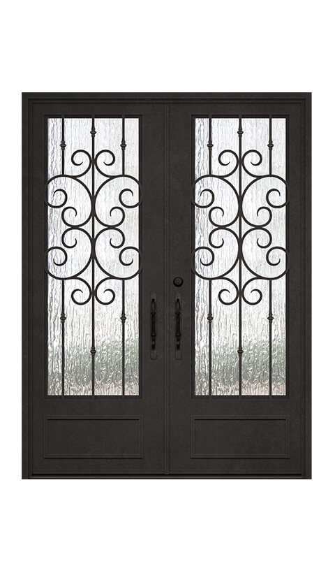 SQUARE TOP - DOUBLE DOOR
