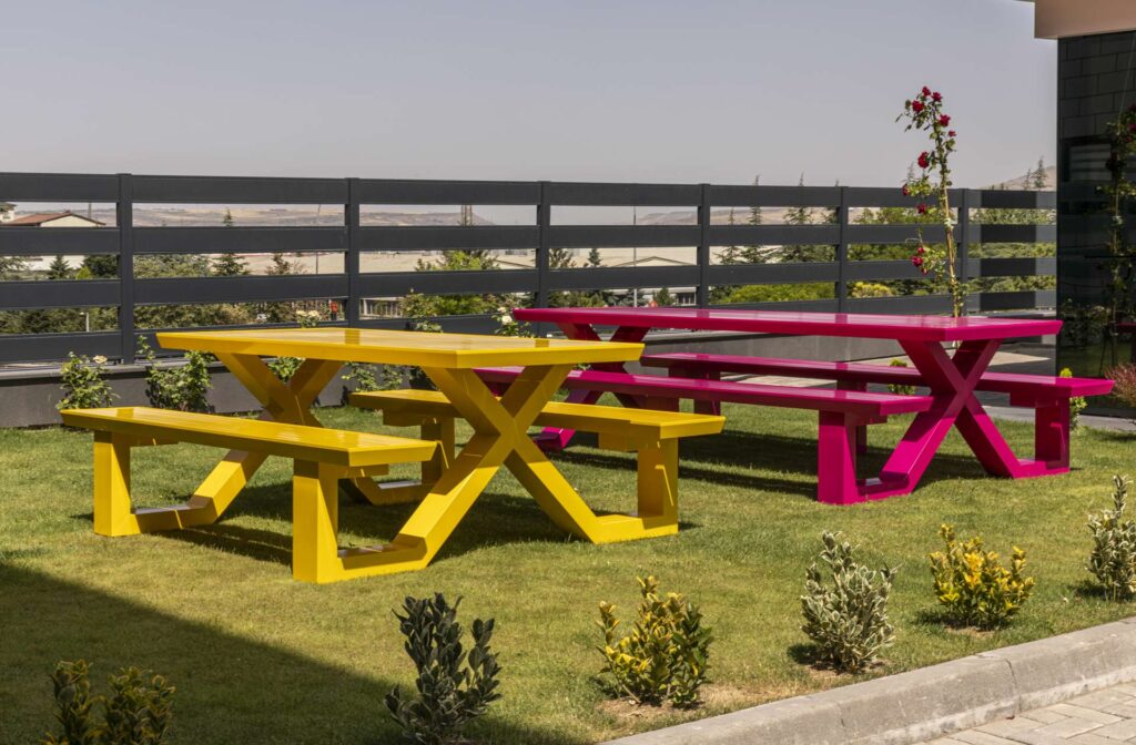 Aluminum 10 ft Picnic Table